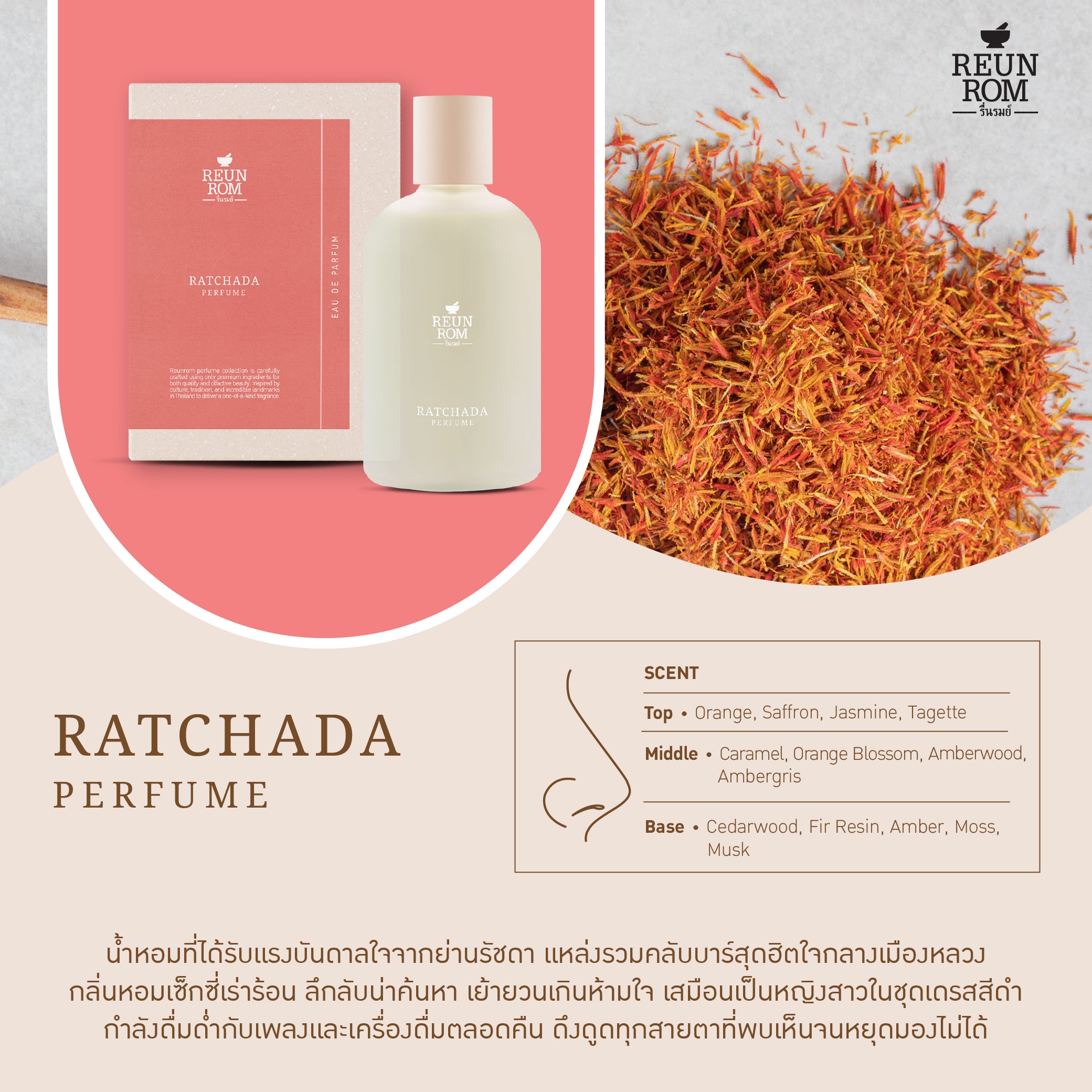 Reunrom Perfume 100ml Ratchada