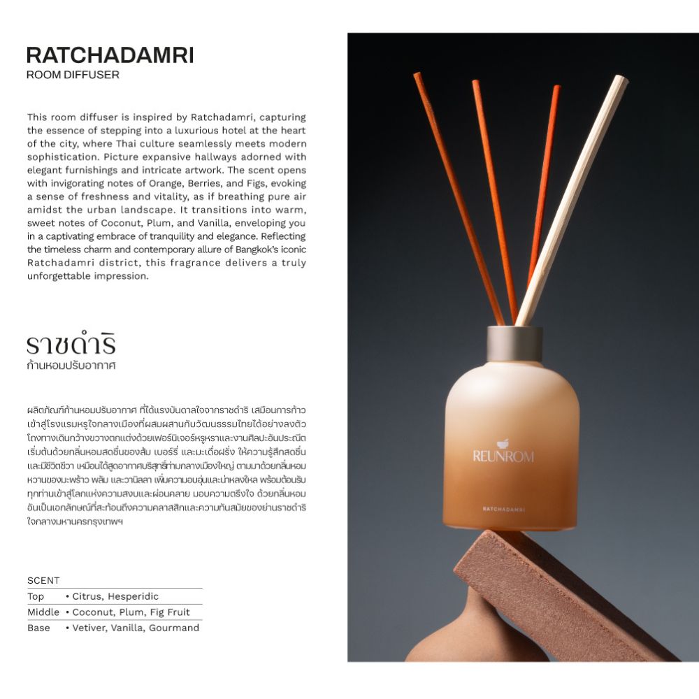 Reunrom Room Diffuser 200ml Ratchadamri
