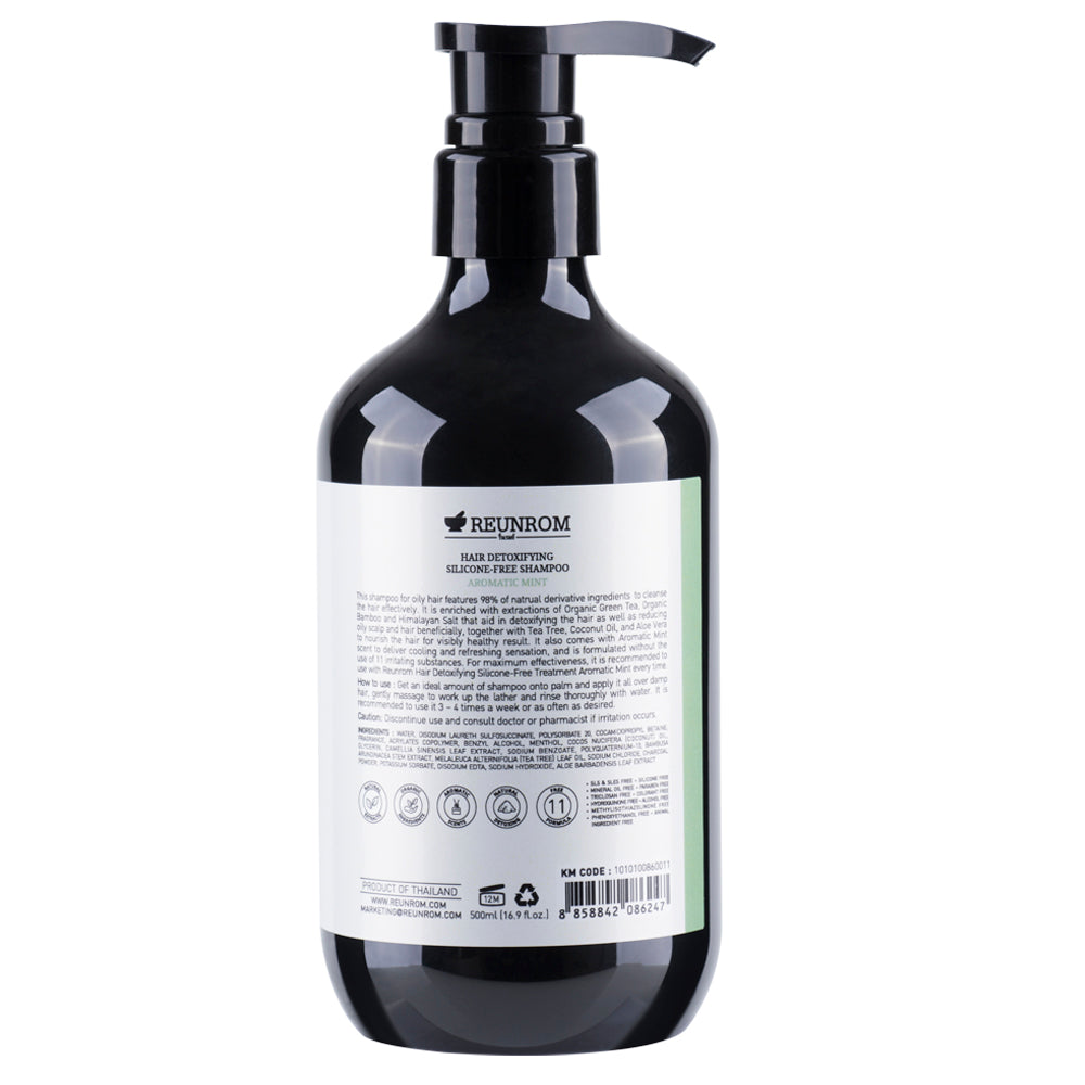 Reunrom Hair Detoxifying Silicone-Free Shampoo 500ml Aromatic Mint