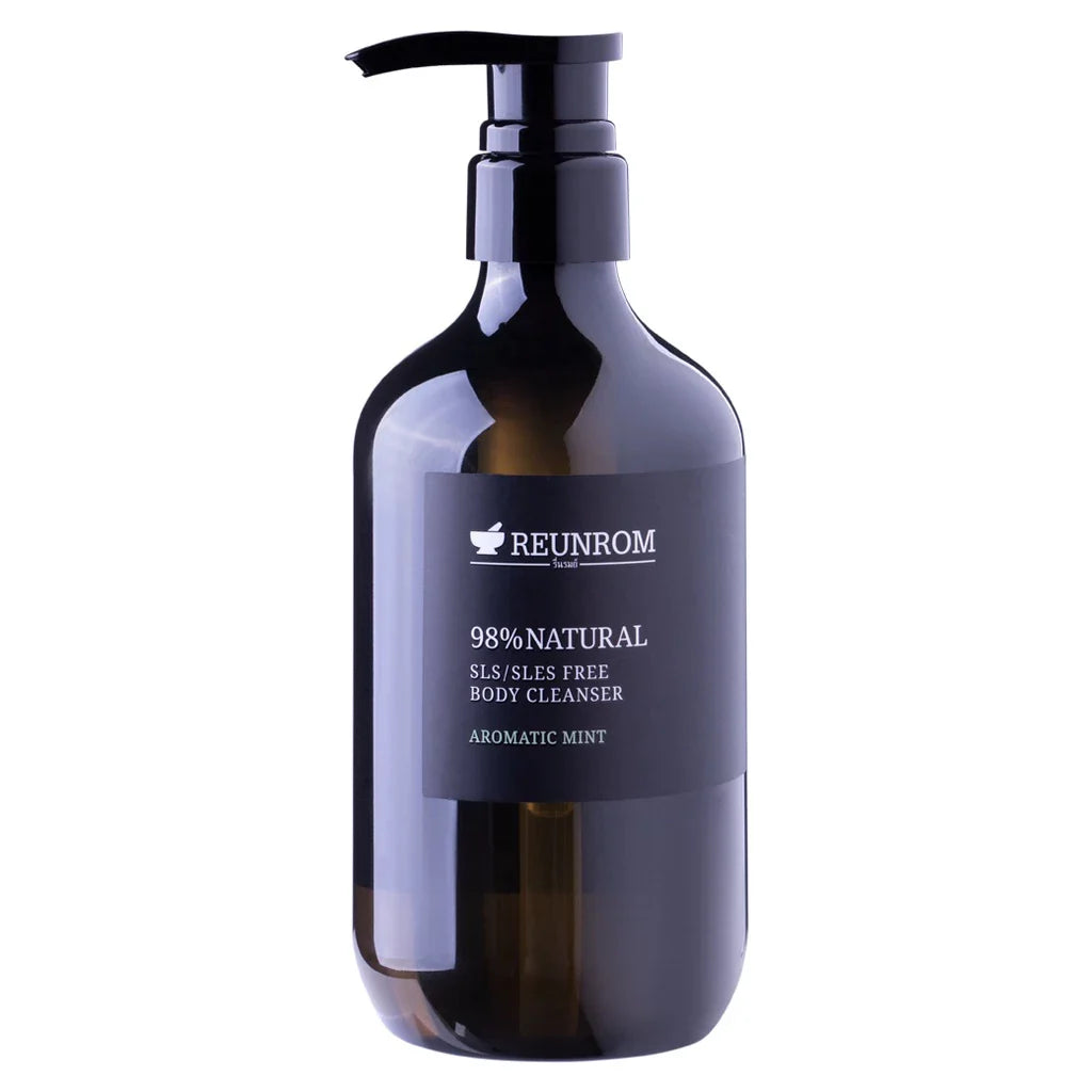 Reunrom 98% Natural SLS/SLES Free Body Cleanser 500ml Aromatic Mint
