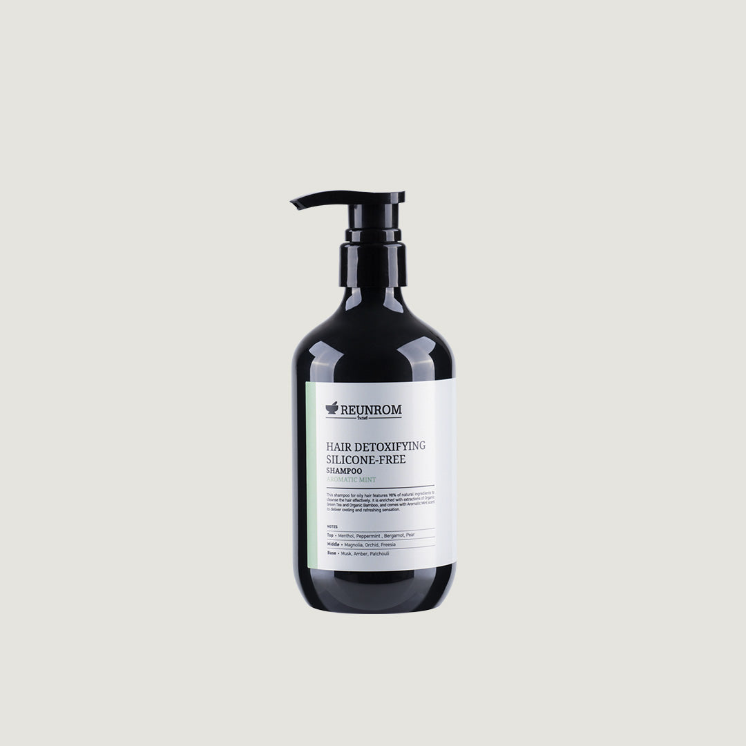 รื่นรมย์ แฮร์ดีท็อกซิฟายอิ้งซิลิโคนฟรีแชมพู 500ml สูตรดีท็อกซ์หนังศรีษะ ช่วยดูดซับสารเคมี แชมพู