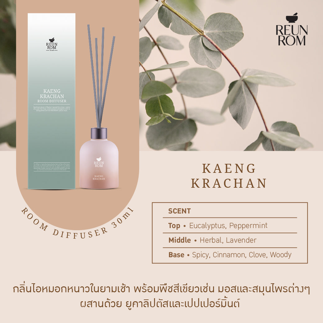 Reunrom Room diffuser 30ml/200ml Kaeng Krachan