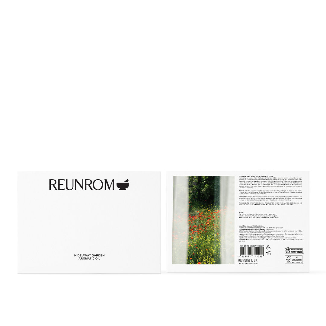 Reunrom Aromatic Oil 15ml Hide Away Garden (Y2026)
