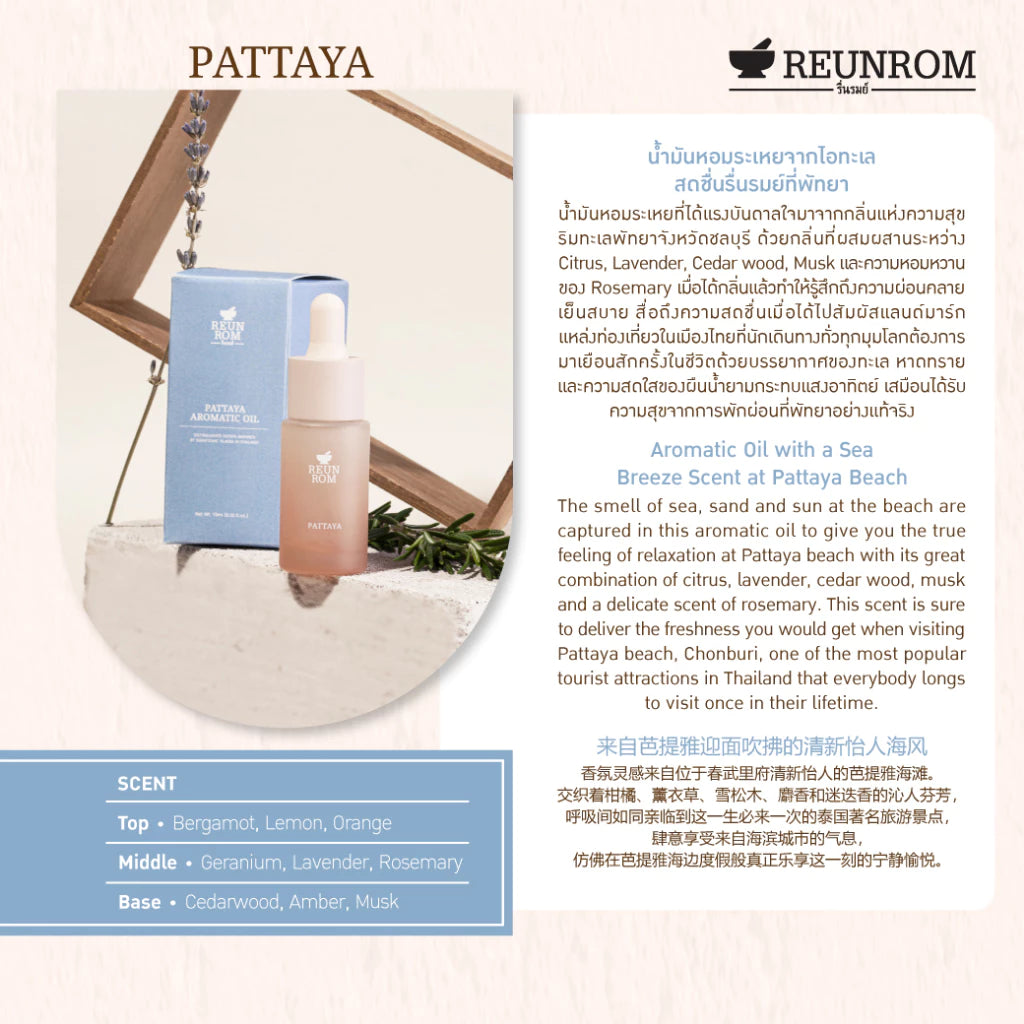 Reunrom Aromatic Oil 15ml Pattaya